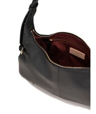 COCCINELLE ABIGAIL Bolso de hombro de piel martillada negro - Bolsos Mujer - 4