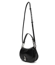 COCCINELLE MAGIE WRINKLED Bolso de hombro de piel con solapa negro - Bolsos Mujer - 4