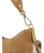 COCCINELLE SUNUP ECO SHEARLING Bolso de hombro con correa para el hombro arrecife / melocot&oacute;n - Bolsos Mujer - 4