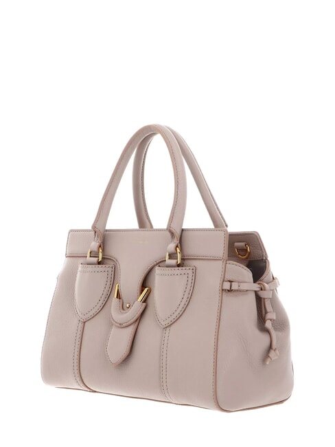 YORK Bolso de piel con bandolera rosetas - Bolsos Mujer