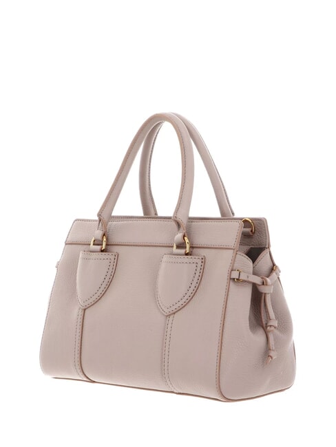 YORK Bolso de piel con bandolera rosetas - Bolsos Mujer