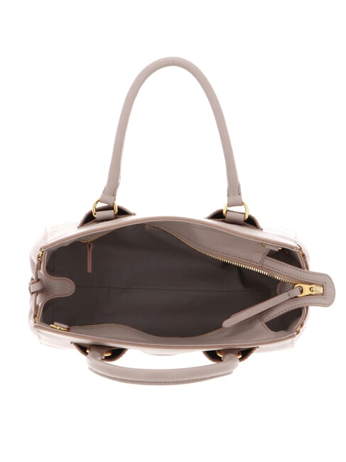 YORK Bolso de piel con bandolera rosetas - Bolsos Mujer