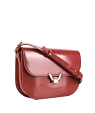 COCCINELLE DEW SHINY CALF Bolso de hombro de piel cepillada brandy - Bolsos Mujer - 2