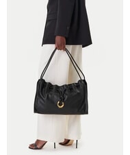 COCCINELLE ISABELA Bolso de hombro de piel suave negro - Bolsos Mujer - 5