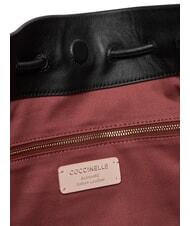 COCCINELLE ISABELA Bolso de hombro de piel suave negro - Bolsos Mujer - 6