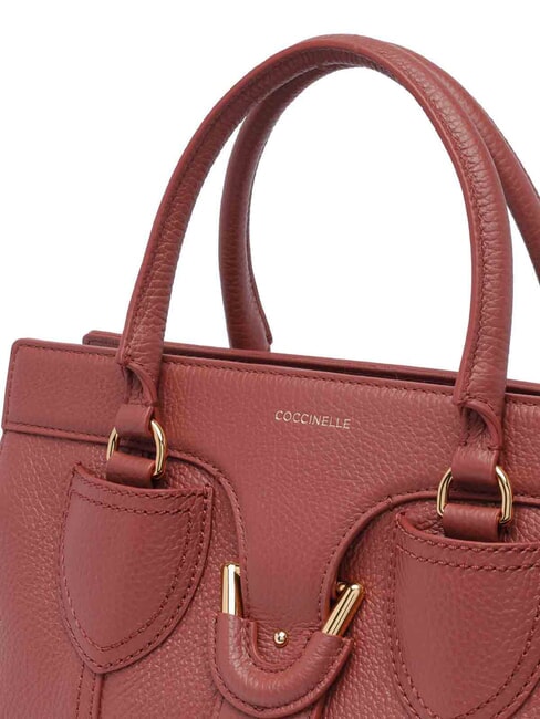 YORK Bolso de piel con bandolera brandy - Bolsos Mujer
