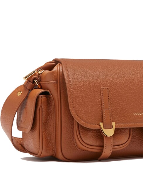 CAMPUS Bolso de hombro de piel martillada CUIR - Bolsos Mujer