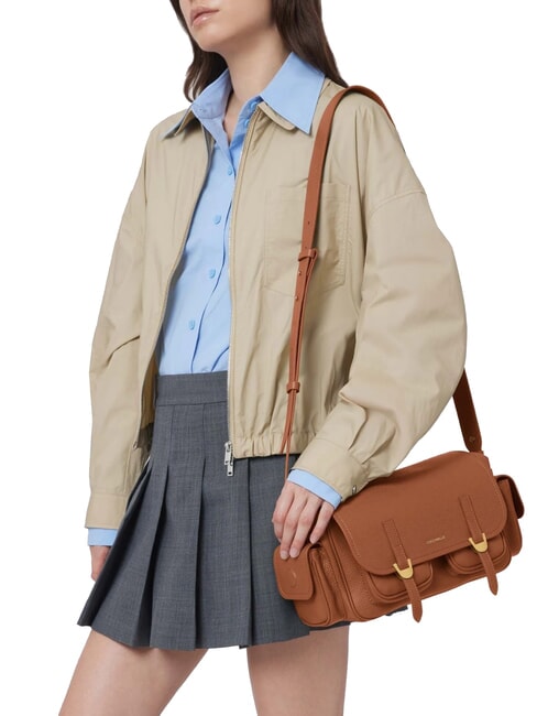 CAMPUS Bolso de hombro de piel martillada CUIR - Bolsos Mujer