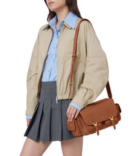 COCCINELLE CAMPUS Bolso de hombro de piel martillada CUIR - Bolsos Mujer - 4