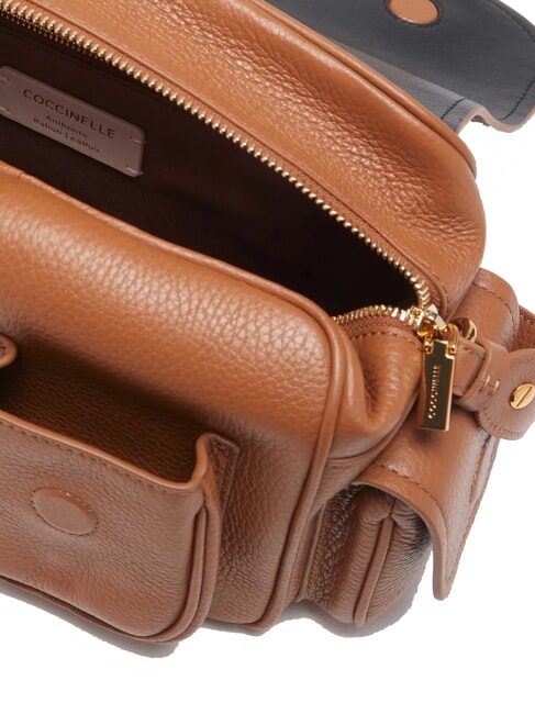 CAMPUS Bolso de hombro de piel martillada CUIR - Bolsos Mujer