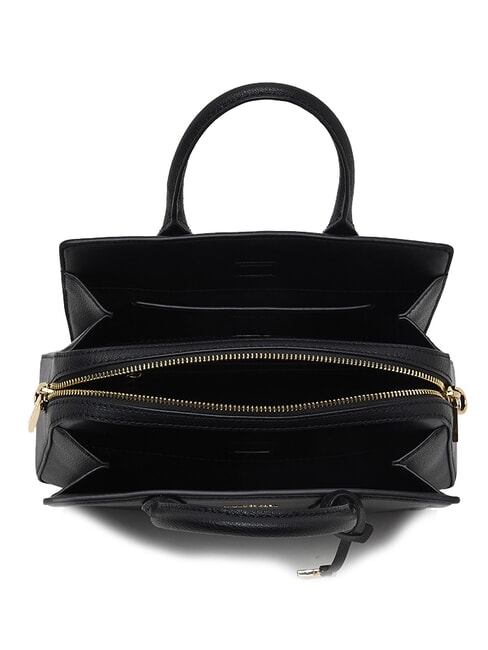 LAILA Bolso de piel con bandolera negro - Bolsos Mujer