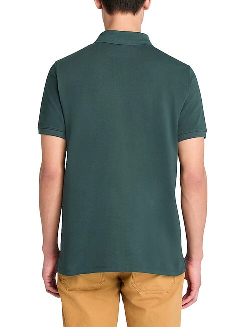 MILLERS RIVER Camisa polo de algod&oacute;n tejas verdes - camisa polo