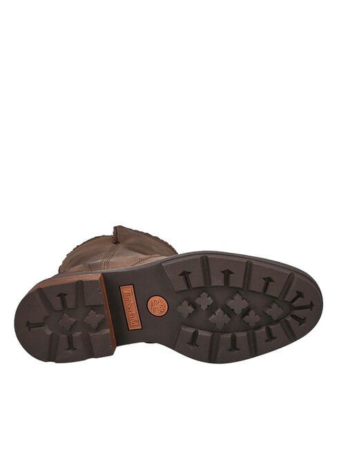 BRIMFIELD Botines de piel grano completo marr&oacute;n medio - Zapatos Mujer