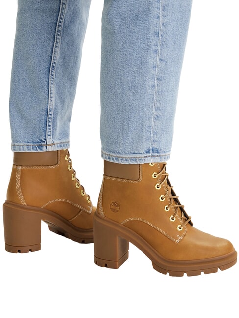 ALLINGTON Botines de piel trigo integral - Zapatos Mujer