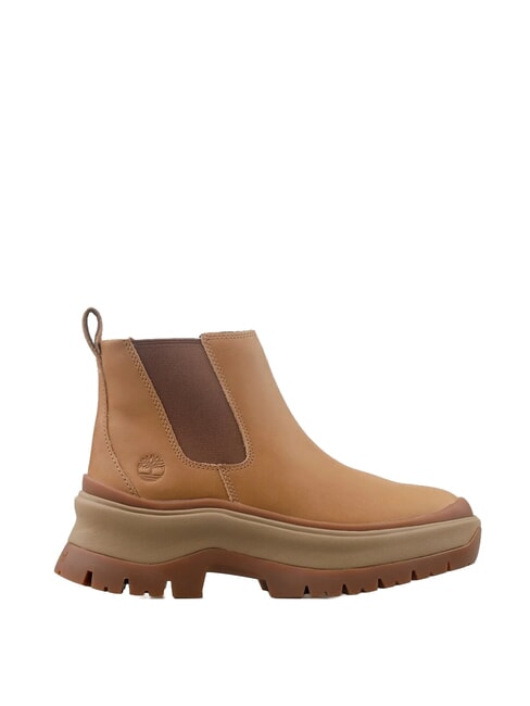 ROXIE LANE  Botines de piel grano completo marr&oacute;n medio - Zapatos Mujer