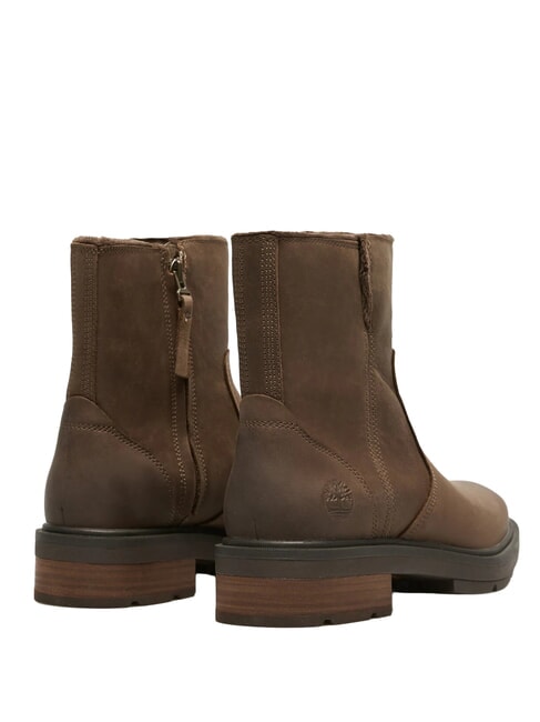 BRIMFIELD Botines de piel grano completo marr&oacute;n medio - Zapatos Mujer