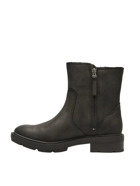 BRIMFIELD Botines de piel negro de grano completo - Zapatos Mujer