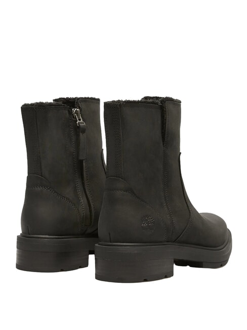 BRIMFIELD Botines de piel negro de grano completo - Zapatos Mujer