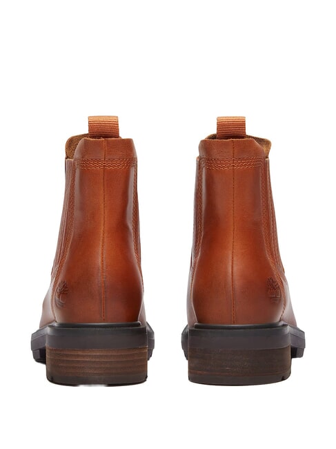 BRIMFIELD Botines bajos de piel md brn f grano w dk brn - Zapatos Mujer