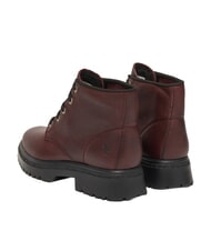 TIMBERLAND CAMBRIA VALLEY Anfibios de cuero burdeos de grano entero - Zapatos Mujer - 3