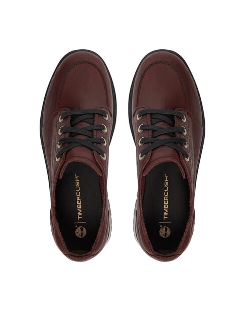 CAMBRUA VALLEY Zapatos de cuero burdeos de grano entero - Zapatos Mujer