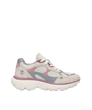 TIMBERLAND HAZEL LANE LOW  Malla natural con MD rosa - Zapatos Mujer - 2