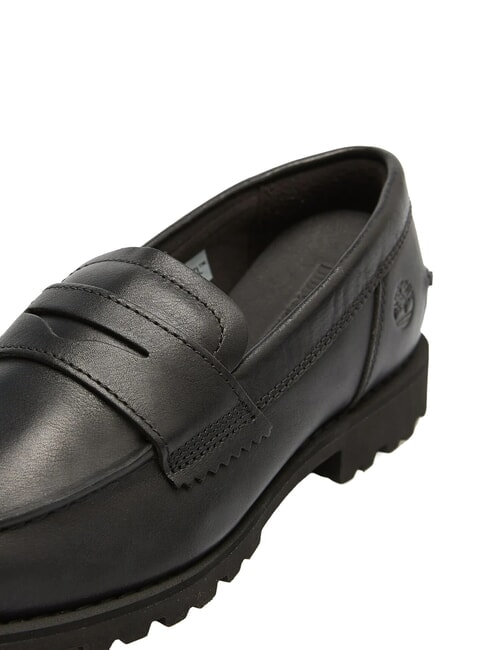 NOREEN mocasines de cuero negro de grano completo - Zapatos Mujer
