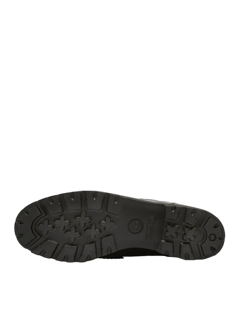 NOREEN mocasines de cuero negro de grano completo - Zapatos Mujer