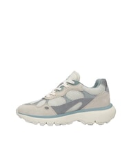 TIMBERLAND HAZEL LANE LOW  malla natural con azul claro - Zapatos Mujer - 3