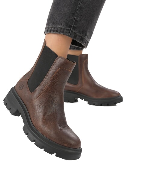 CORTINA VALLEY Botines de piel tierra para macetas - Zapatos Mujer