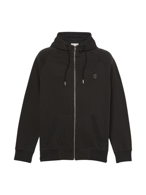 E-R BASIC Sudadera con cremallera y capucha negro/pavimento - Sudaderas