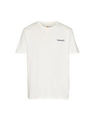 TIMBERLAND SMALL LINEAR Camiseta de algod&oacute;n blanco de la vendimia - camiseta - 3