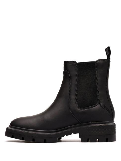 CORTINA VALLEY Bot&iacute;n chelsea en piel Jetblack - Zapatos Mujer