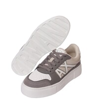 ARMANI EXCHANGE AX LOGO Zapatillas con plataforma lubina marr&oacute;n + arena - Zapatos Mujer - 5