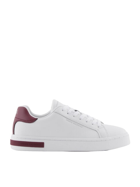 A|X Zapatillas de piel blanco &oacute;ptico + ranura - Zapatos Mujer