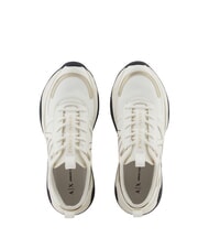 ARMANI EXCHANGE A|X Zapatillas gruesas blanco roto + oro p&aacute;lido - Zapatos Mujer - 4