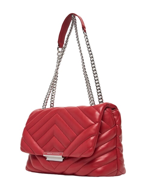 QUILTED Bolso de hombro/bandolera dalia roja - Bolsos Mujer