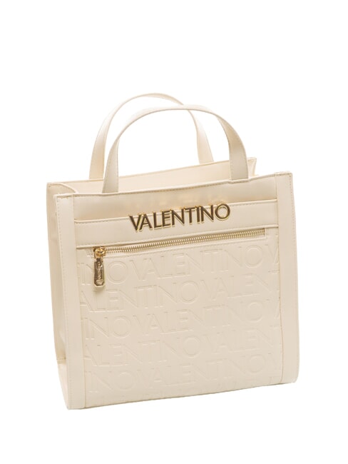 CORA Bolso de mano, con bandolera color crudo - Bolsos Mujer