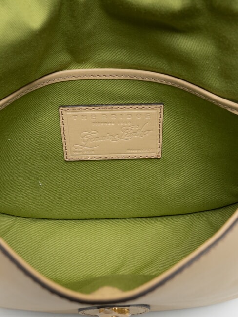 ISADORA Bolso de hombro de piel con solapa mantequilla ab. oro - Bolsos Mujer