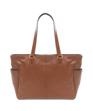 THE BRIDGE LETIZIA Bolsa de compras de cuero BROWN - Bolsos Mujer - 4