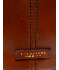 THE BRIDGE LISA Bolsa de compras de cuero BROWN - Bolsos Mujer - 3