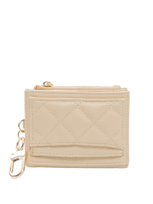 4G LOGO Tarjetero con mosquet&oacute;n para llaves gris pardo - Carteras Mujer