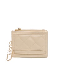 GUESS 4G LOGO Tarjetero con mosquet&oacute;n para llaves gris pardo - Carteras Mujer - 3