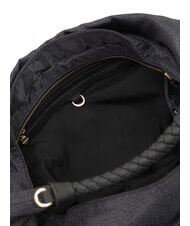 BORBONESE PLIE Bolso de hombro tipo hobo negro oscuro - Bolsos Mujer - 4