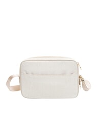 BORBONESE CAMERA CASE MEDIA ECO LINE Bolso de hombro algod&oacute;n blanco - Bolsos Mujer - 4