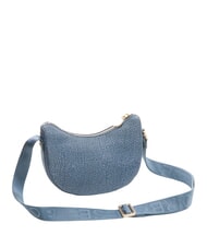 BORBONESE HOBO LUNA MINI ECO LINE Bolsa de hombro lapisl&aacute;zuli azul - Bolsos Mujer - 2