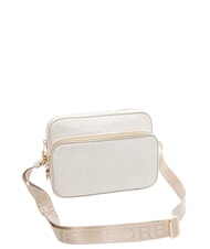 BORBONESE CAMERA CASE SMALL ECO LINE  Bolsa de hombro algod&oacute;n blanco - Bolsos Mujer - 2