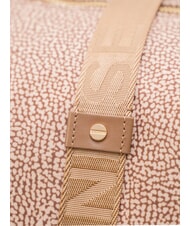 BORBONESE ECO LINE  Bolso mediano con bandolera beiger yegua - Bolsas de viaje - 4