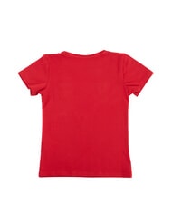 GUESS KIDS Camiseta de algod&oacute;n con estampado y pedrer&iacute;a chile rojo - Camiseta ni&ntilde;o - 2