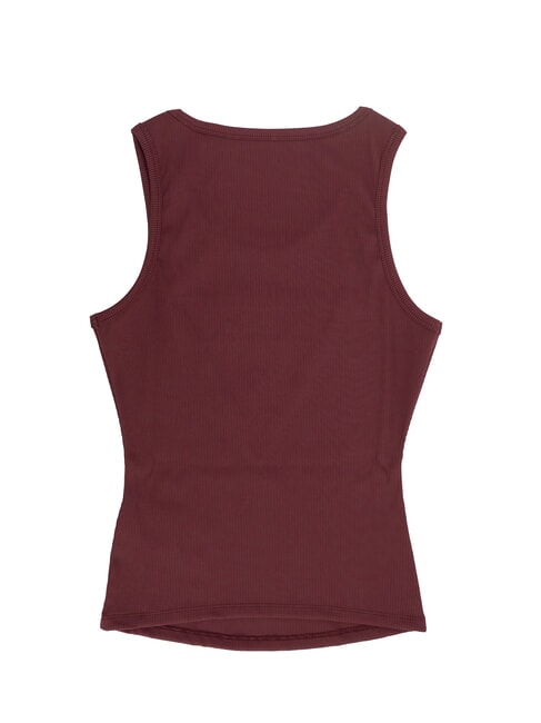 VIVIANA Camiseta sin mangas rojo negro - camiseta